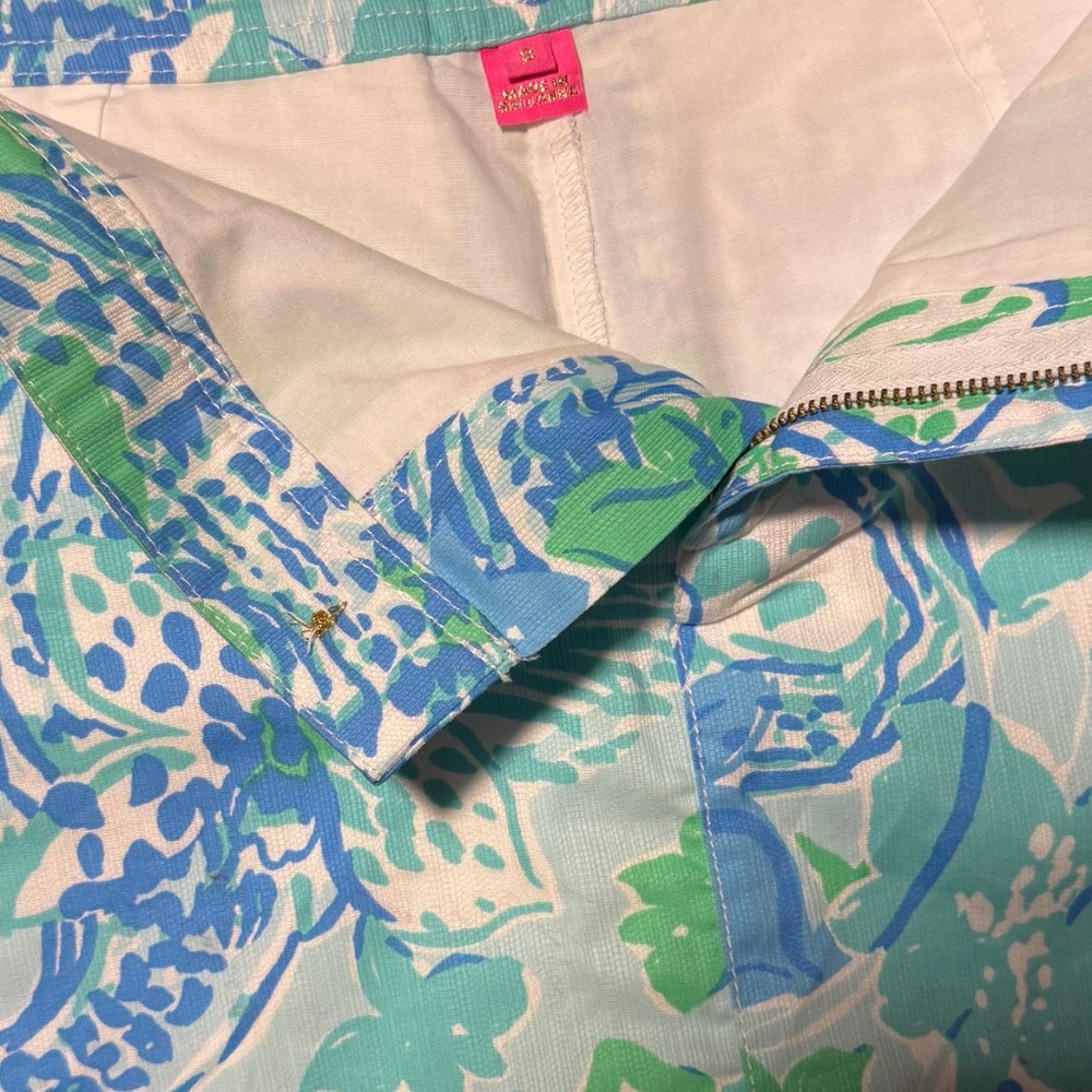 Lillly Pulitzer Scalloped Edge Skort Size 8 - Picture 3 of 5